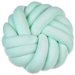 Coussin n?ud pour canap�, lit, d�coration, coussin d�coratif, coussin - balle, 35 x 35 cm, d�coration ...