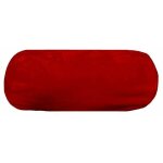 Coussin polochon doudou couleur rouge Coussin polochon doudou couleur rouge