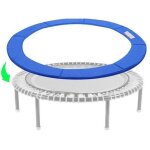 Coussin de protection des ressorts pour trampoline 305 cm - bleu