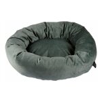 Coussin rond pour chat 'sweet cat' 50cm vert fonc