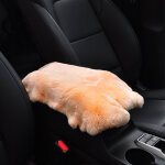 Coussins de si�ge auto, tapis d'accoudoir en fourrure de lapin pour l'hiver, tapis d'accoudoir int�rieur, ...