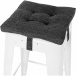 Vurahome - coussin de si�ge carr�, tabouret de bar super doux coussin de si�ge carr� avec attaches - ...