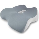 Vurahome - coussin de si�ge, coussin chaise bureau m�moire de forme, coussin coccyx pour soulager h�morro�des, ...