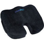 Coussin si�ge ergonomique, mousse m�moire avec g�le, bureau, automobile, fauteuil roulant, pour pression. ...