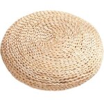Coussin de si�ge rond, coussin de chaise tatami futon coussin de sol coussin de m�ditation, coussin de ...