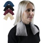 Vivezen - coussin, tour de cou chauffant 50 x 12 cm - gris