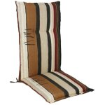 Spetebo - coussin universel � dossier haut - benghazi - rembourrage chaise de jardin