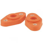 Coussinets de rechange (lot de 2) pour machine � cr�pir le moustic� ? caoutchouc r�sistant ? poids 12 ...