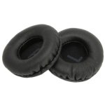 Coussinets d'oreille de rechange pour �couteurs en cuir artificiel universels pour casque de 50 mm