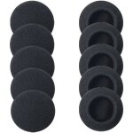 Coussinets d'oreille de rechange en mousse pour casque audio - 60 mm / 2, 4 pouces - jeu de coussinets ...