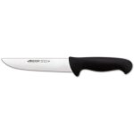 Couteau de boucherie arcos couleur - prof 291625 en acier inoxydable nitrum et mango polypropylne noir ...