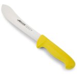 Couteau de boucherie arcos couleur - prof 292600 en acier inoxydable nitrum et mango polypropyl�ne jaune ...