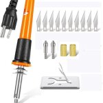 Couteau chauffant �lectrique multifonction pour couper le plastique, prise am�ricaine