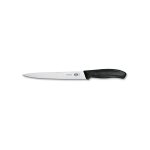 Couteau filet de sole lame flexible 20 cm noir - victorinox