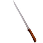 Couteau à jambon cru avec poignée en bois 36, 5cm Couteau à jambon cru avec poignée en bois 36, 5cm