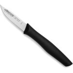Couteau mondador arcos nova 188200 acier inoxydable nitrum et mango polypropyl�ne, lame noire de 7 cm ...
