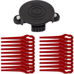 Couteau en nylon avec disque de rechange pour grizzly tools batterie coupe - herbe ct2000 sense coupe ...
