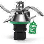 Couteau de rechange pour thermomix tm5 tm6, lame en acier inoxydable avec joint, accessoire de robot ...