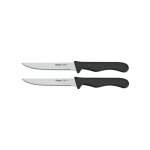 Couteau � steak micro dents x2 258134 - metaltex
