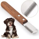 Couteau � trimmer pour main gauche couteau � d�nuder professionnel pour chien avec manche ergonomique ...