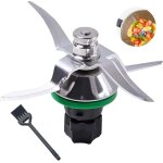 Couteau pour vorwerk thermomix tm5 et tm6, lame tranchante en acier inoxydable, parfaite pour hacher ...