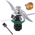 Couteau pour vorwerk thermomix tm5 et tm6, lame tranchante en acier inoxydable, parfait pour hacher et ...