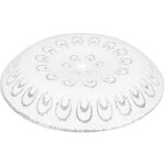 Couvercle d'abat - jour en verre transparent : abat - jour de lustre creux, protection d'ampoule, support ...