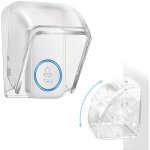 Couvercle tanche transparente pour bouton de sonnette, flip top housse de protection sonnette sans fil, ...