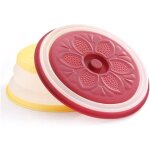 Couvercle pour micro - ondes, lot de 2, pliable, anti - �claboussures, pour chauffer et prot�ger des ...