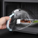 Couvercle pour micro - ondes, sans bpa, avec poigne, rsistant  la chaleur jusqu' 200 c, protection ...
