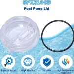 Couvercle de pompe filet� de remplacement pour hayward super ii ? spx3100d ? compatible sp3007, sp3010 ...