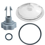 Couvercle de prise de feuilles et joint sf80110 - 1 ? pour pompe de filtre � sable intex 12 pouces