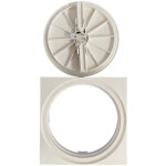 Astralpool - couvercle skimmer rond clips et cadre carré astral prestige 4402010510 Astralpool - couvercle skimmer rond clips et cadre carré astral prestige 4402010510