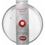 Couvercle en verre cerclée inox et poignée rouge tentation 32 cm, couvercle adapté pour poêles 32 cm ... Couvercle en verre cerclée inox et poignée rouge tentation 32 cm, couvercle adapté pour poêles 32 cm ...