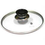Couvercle en verre tremp� pour po�le � frire diam�tre de la casserole - 18 cm -
