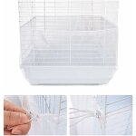 Vurahome - couverture de cage � oiseaux, nylon en filet de protection pour cage oiseaux lavable, housses ...