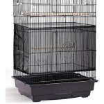 Couverture de cage � oiseaux r�glable extra large attrape - graine plume housse filet pour cage oiseaux ...