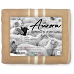 Couverture en mlange de laine aurora winter 1 carr et demi