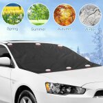 Couverture pare - brise voiture magn�tique b�che pare brise protection couverture repliable, pour voiture ...