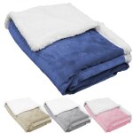 Couverture, plaid polaire pour enfant 75 x 100 cm en flanelle et sherpa ultra doux - bleu - monsieur ... Couverture, plaid polaire pour enfant 75 x 100 cm en flanelle et sherpa ultra doux - bleu - monsieur ...