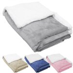 Couverture, plaid polaire pour enfant 75 x 100 cm en flanelle et sherpa ultra doux - gris - monsieur ... Couverture, plaid polaire pour enfant 75 x 100 cm en flanelle et sherpa ultra doux - gris - monsieur ...