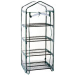 Couverture de serre de jardin � 4 couches, abri de chauffage pour fleurs et herbe en pvc, 160 x 69 x ...