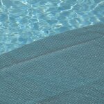 Edenea - couverture solaire piscine gris silver - rectangle - 220x450 cm - 215 microns - recoupable