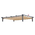I giardini del re - couverture suprieure de remplacement pour pergola rtractable mt. 3x4 anne  partir ...