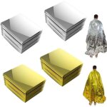Couverture de survie 4 pack couverture d'urgence 210 x 160 cm r�utilisable couverture thermique contre ...