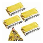 Couverture de survie impermable4, couverture de sauvetage extrieure de survie, couverture portable ...
