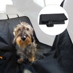 Couverture voiture chien, 4 sangles pour l'appui - tte, couverture impermable, l x p : 136 x 142 cm, ...