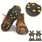 Couvre - chaussures antid�rapant pour l'alpinisme � 10 dents