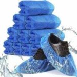 Couvre - chaussures jetables antidrapants pour intrieur - lot de 100 (50 paires) impermables premium ...