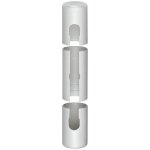 Couvre gond cache paumelle pour porte et fen�tre plastique blanc 119mm diam�tre 20mm protection charni�res ...